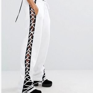 rihanna laceup puma sweats